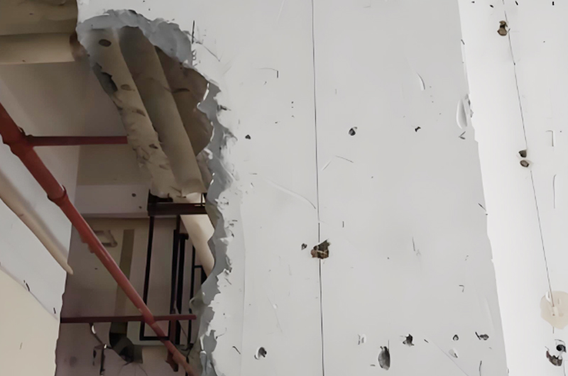 打斷承重墻鋼筋能修補嗎