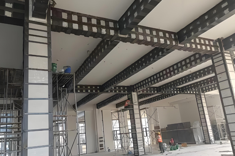 梁粘鋼加固施工工法